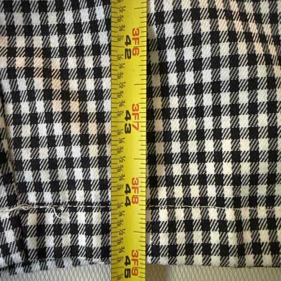 Forever 21 Black White Check Jumpsuit Size Medium Sleeveless Bow - Picture 5 of 8